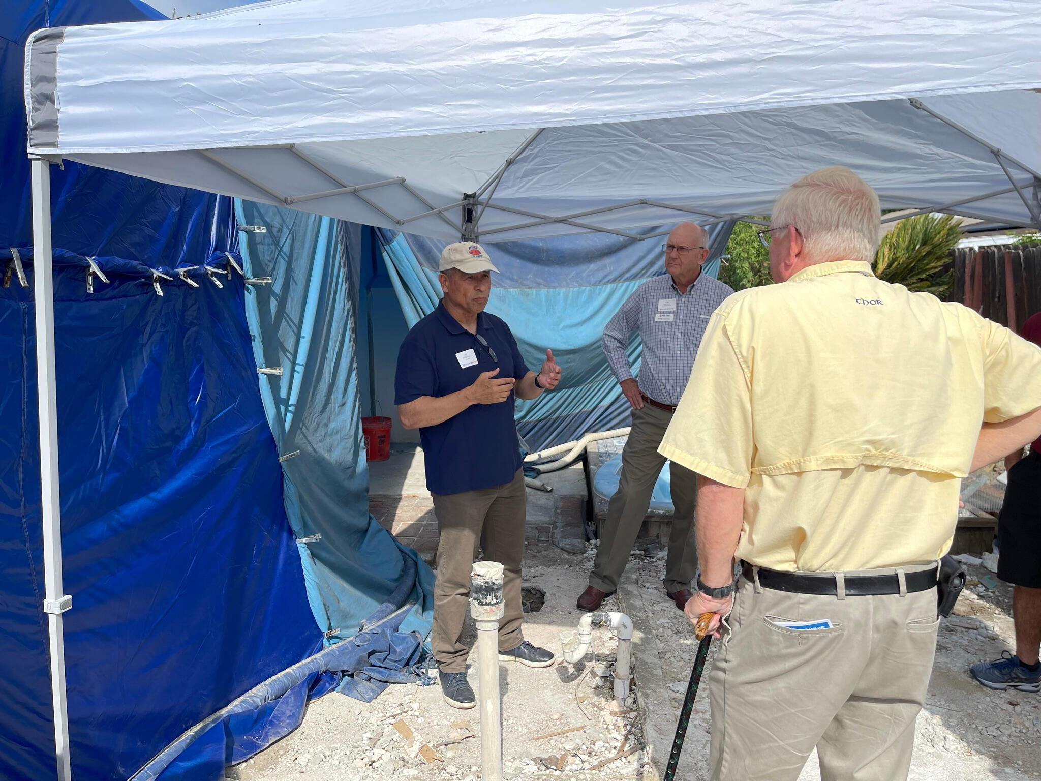 Ed Hernandez Providing Hands on Training at a California Fumigation School in 2022